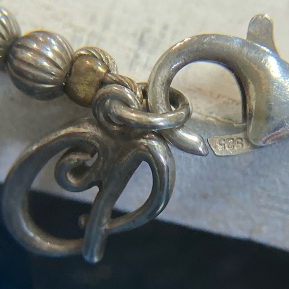 Carolyn Pollack Sterling Silver 34” Southwest Necklace Turquoise Aquamarine - Picture 2 of 6